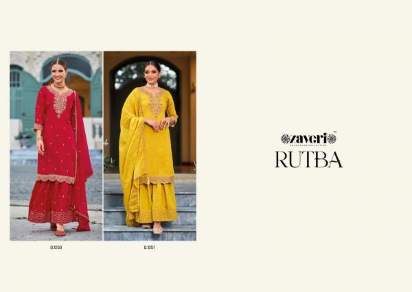 Zaveri Rutba  Silk Kurti Plazo With Dupatta Collection